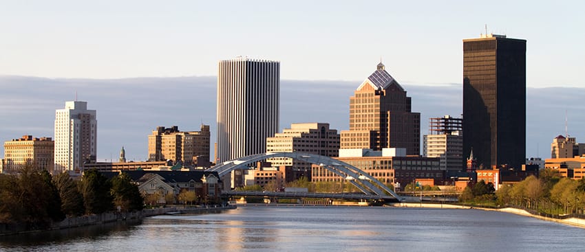 Rochester New York Skyline